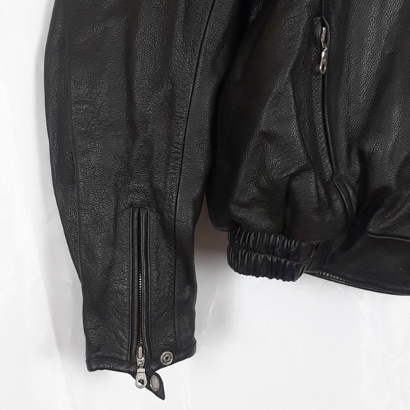 TORQUE STAR Leather Jacket men's Large - Picture 7 of 8